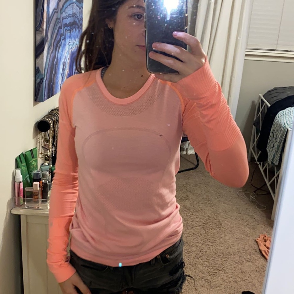 🍋🍋Lulu Lemon Two Tone Pink Long Sleeve🍋🍋